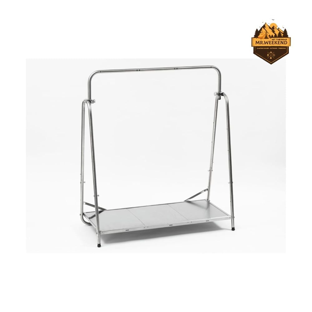 Bàn Bếp Dã Ngoại Inox Snow Peak Stainless Steel Kitchen Table (LV-310)