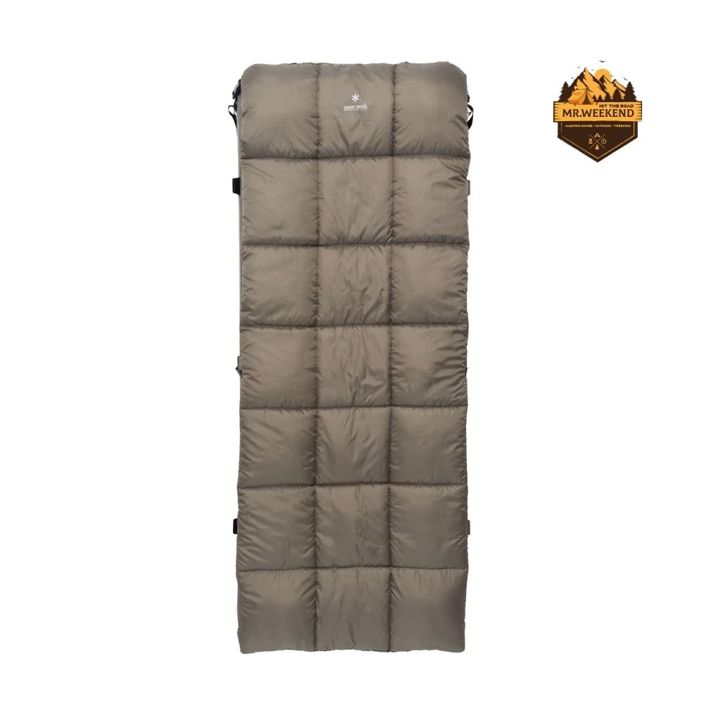 Bộ Túi Ngủ Chăn & Đệm Hơi Snow Peak System Ofuton Slim Mat Set BD-061