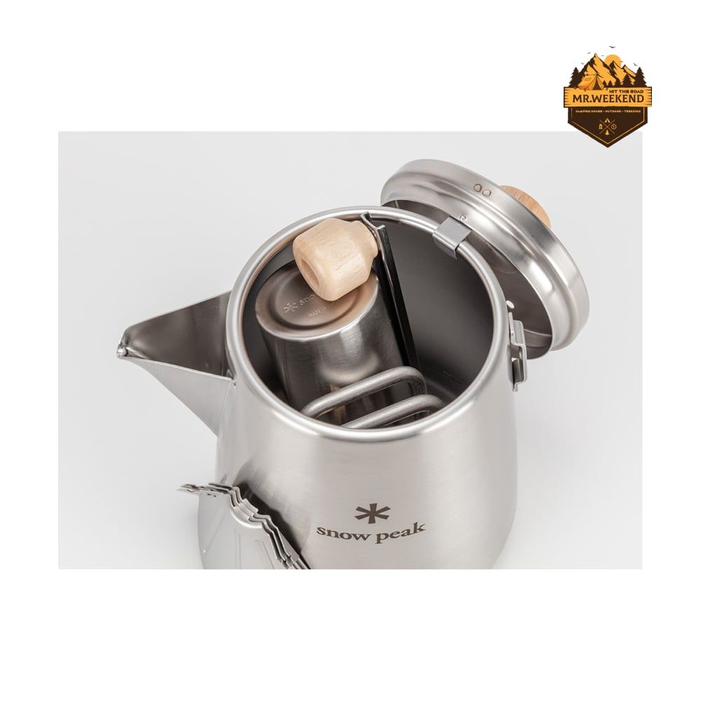 Ấm Đun Nước Dã Ngoại Snow Peak Field Barista Kettle CS-115R