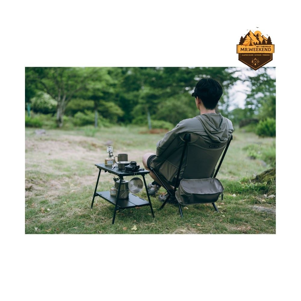 Ghế Cắm Trại Snow Peak Noga Chair LV-510 – Hợp Tác Cùng Helinox