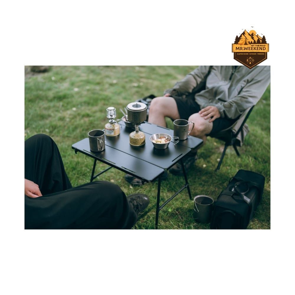 Bàn Cắm Trại Snow Peak Noga Table LV-500 – Hợp Tác Cùng Helinox