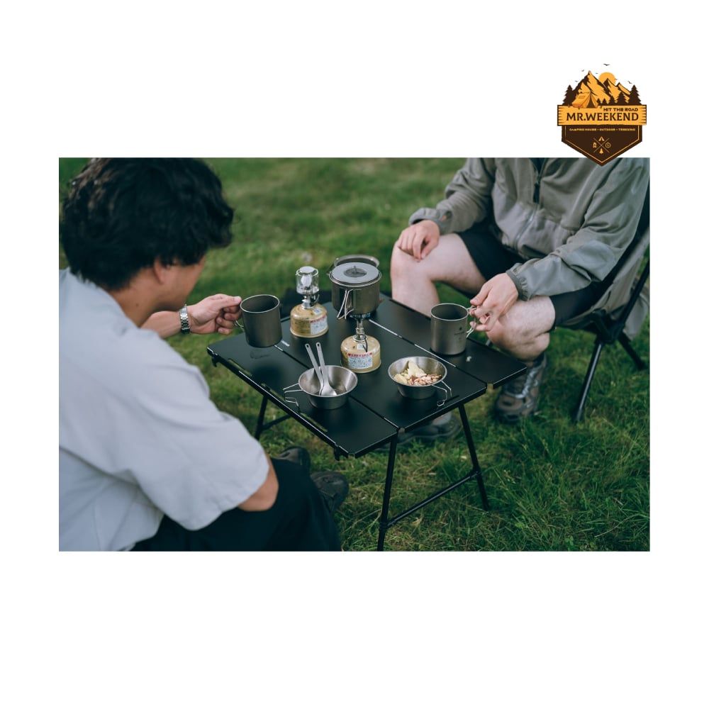Bàn Cắm Trại Snow Peak Noga Table LV-500 – Hợp Tác Cùng Helinox