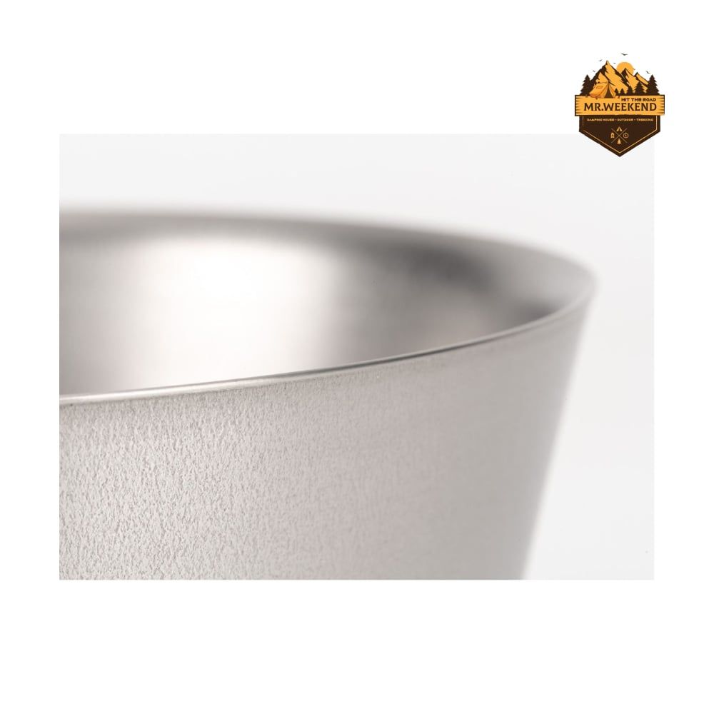 Chén Titanium 2 Lớp Cách Nhiệt Snow Peak Double Bowl 600 (TW-241)