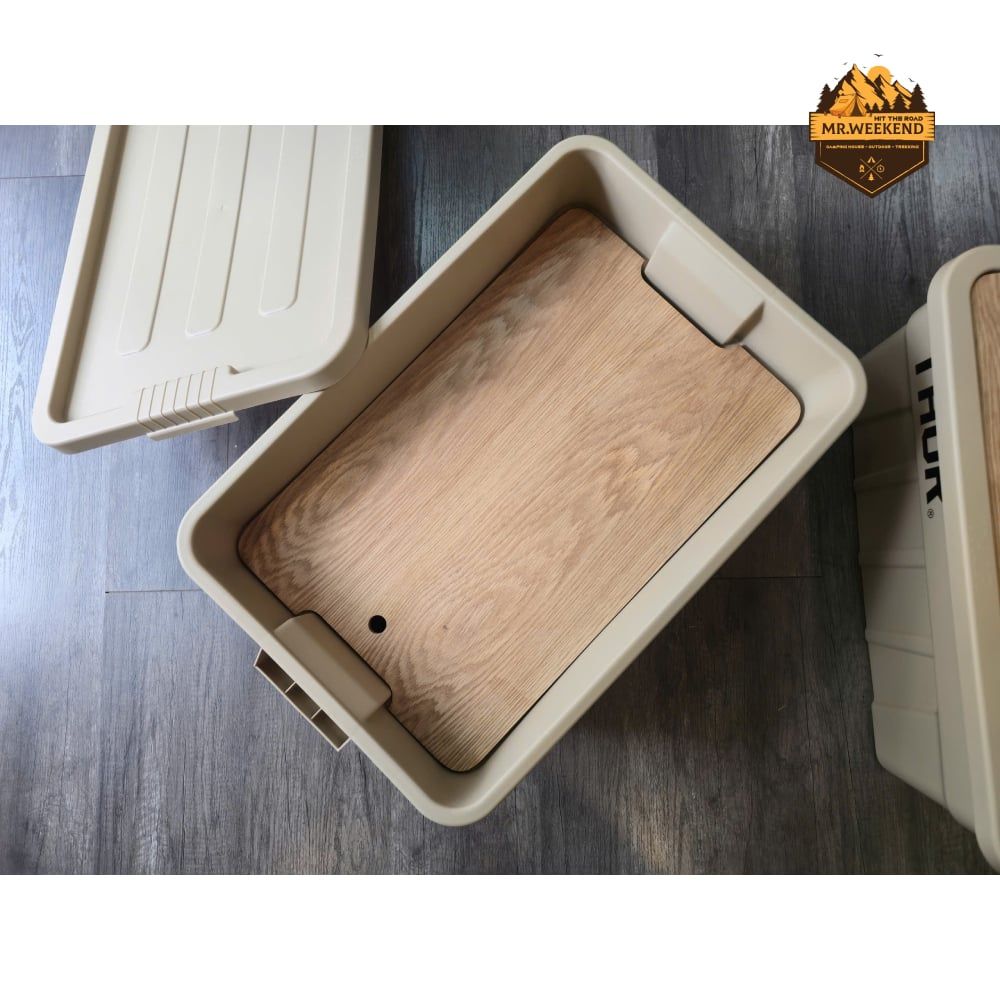 Mặt Bàn Nắp Gỗ Cho Thùng Đựng Đồ Thor (22L / 53L / 75L)