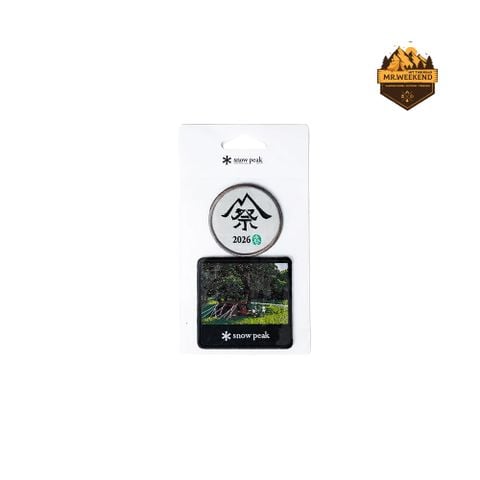 Bộ Miếng Dán Ủi Nhiệt Snow Peak Land Lock Iron-On Patch Set