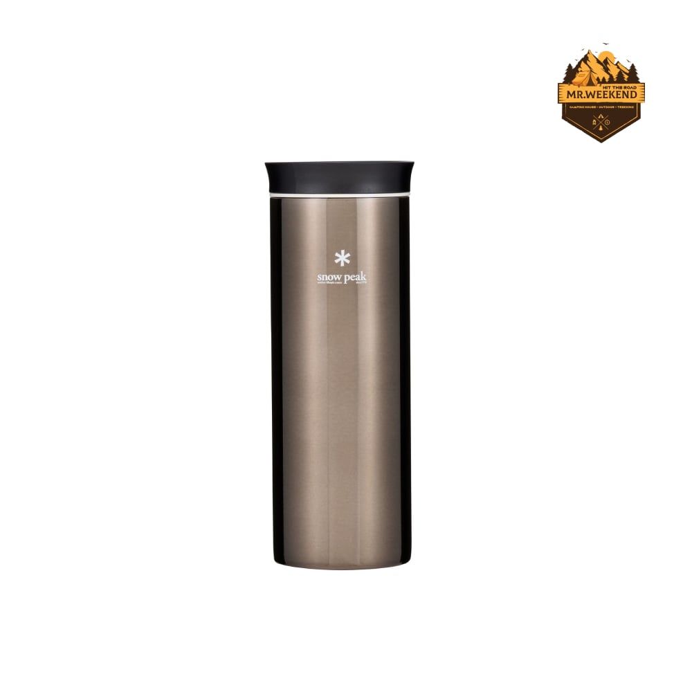 Bình Giữ Nhiệt Dã Ngoại Snow Peak System Bottle 500ml Dark Silver (TW-071R-DS)