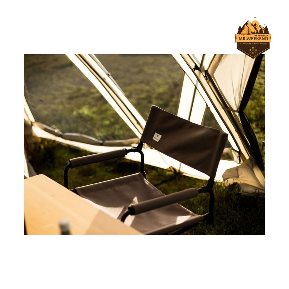 Ghế Dã Ngoại Snow Peak FD Chair Wide Gray LV-077GY