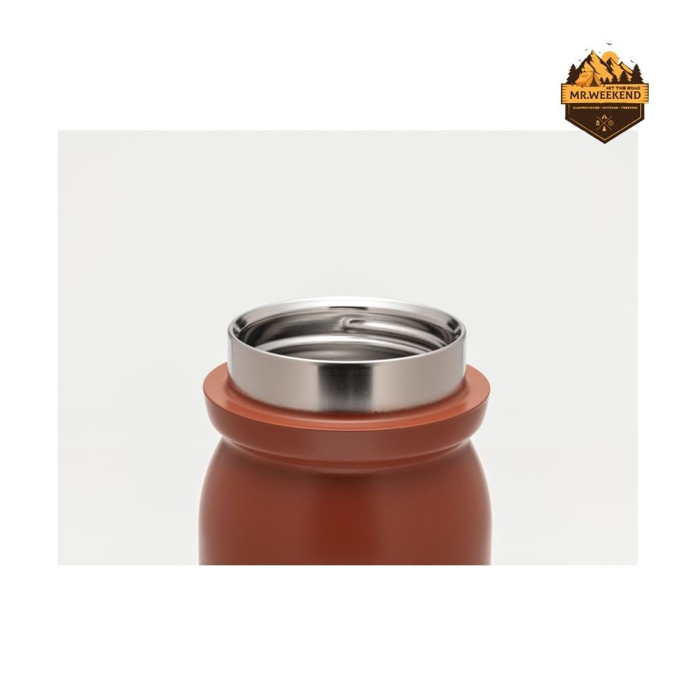 Bình Giữ Nhiệt Dã Ngoại Snow Peak Stainless Vacuum Bottle Type M500 Red Clay (TW-501-RC)
