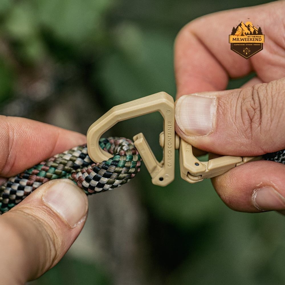 Móc Khóa Xoay Dã Ngoại Cargo Container Spin Karabiner 360°