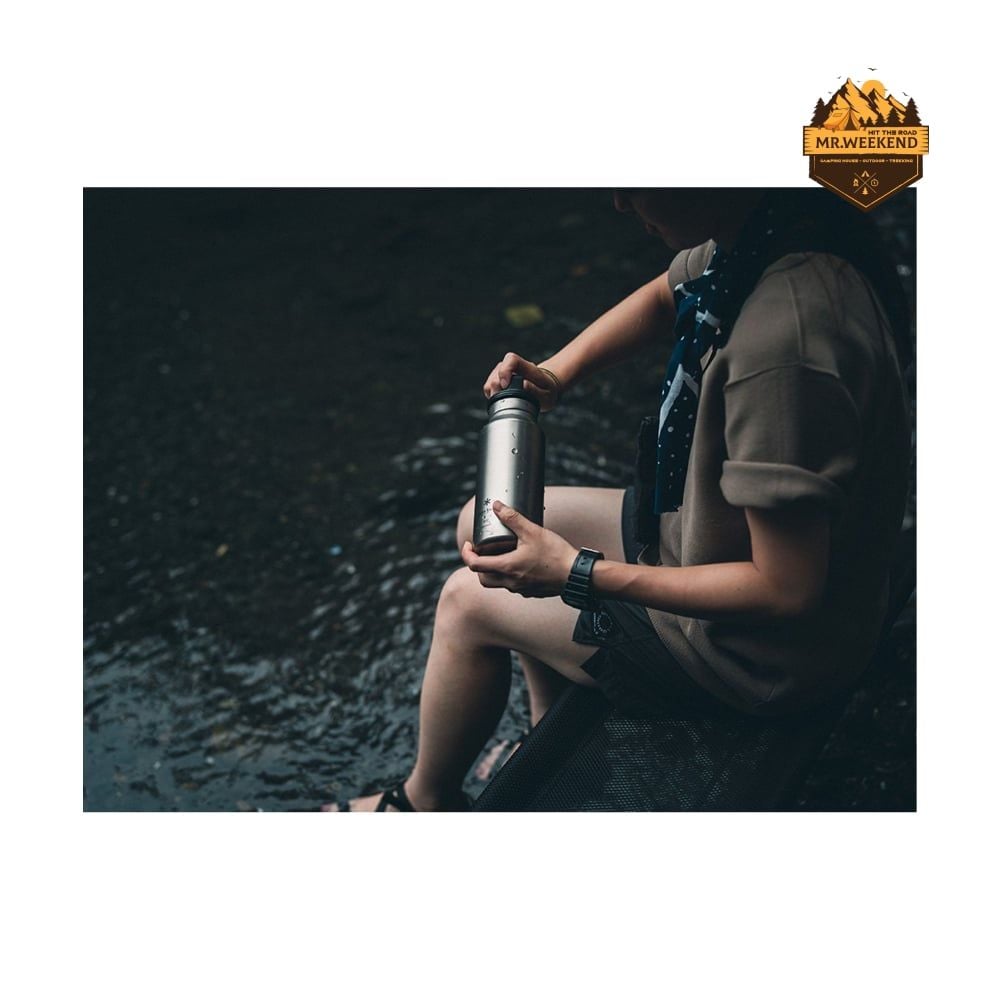 Bình Nước Titanium Snow Peak Aurora Bottle 800 TW-800