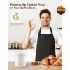 Hũ Hút Chân Không Cà Phê Inox OutPeak Pearl White 250g