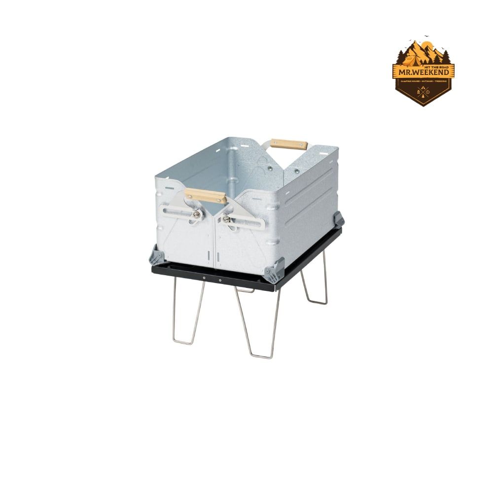 Nắp Kệ Thùng Snow Peak Shelf Container Lid Rack 25 Black FES-045-BK