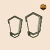 Móc Khóa Chữ D Cargo Container Hard Karabiner D (Size M / L)