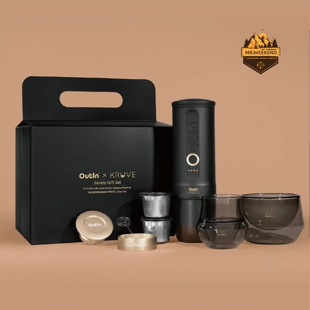 Máy Pha Cà Phê OutIn x KRUVE Barista Gift Set - Hàng Nhập Khẩu Chính Hãng