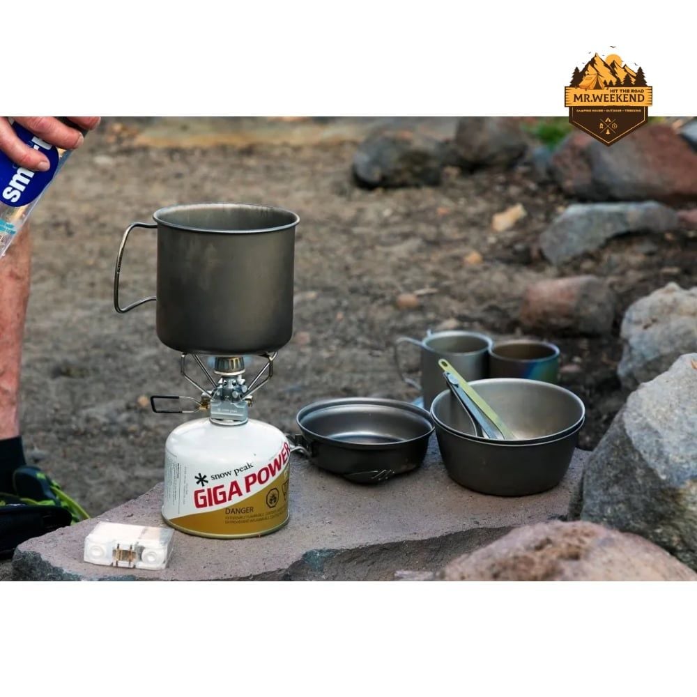Chén Titanium Dã Ngoại Snow Peak Trek Titanium Bowl (STW-003T)