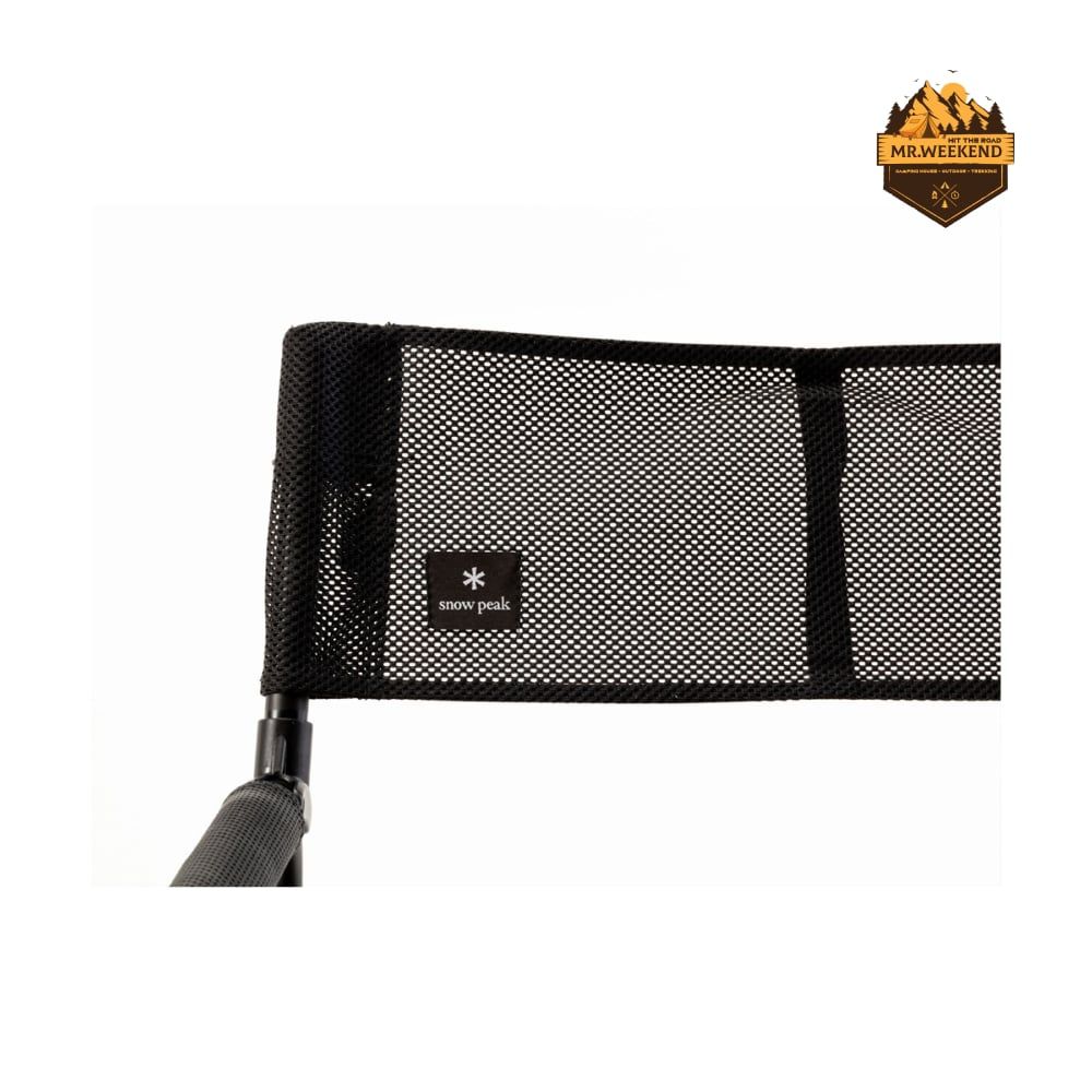 Ghế Lưới Dã Ngoại Snow Peak Mesh FD Chair Black LV-077M-BK