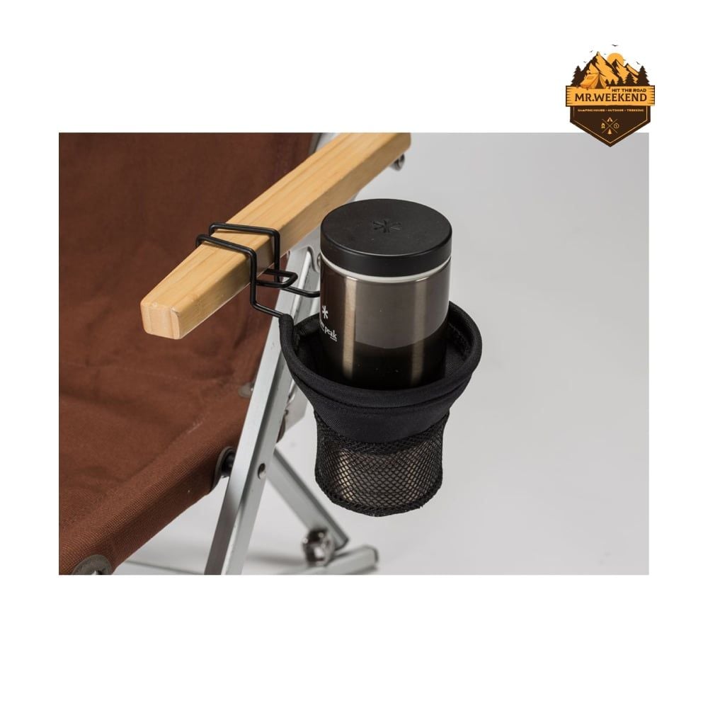 Giá Đựng Cốc Gắn Ghế Dã Ngoại Snow Peak Low Chair Cup Holder UG-282