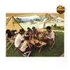 Bàn Dã Ngoại Xếp Gọn Snow Peak One-Action Low Table Bamboo (LV-100TR)