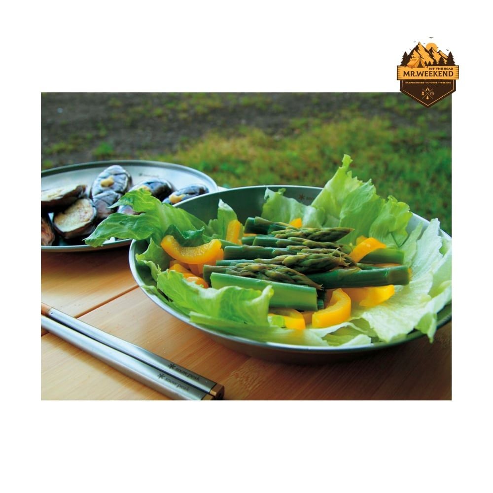 Bộ Chén Dĩa Inox Dã Ngoại Snow Peak Tableware Set L (TW-021K)