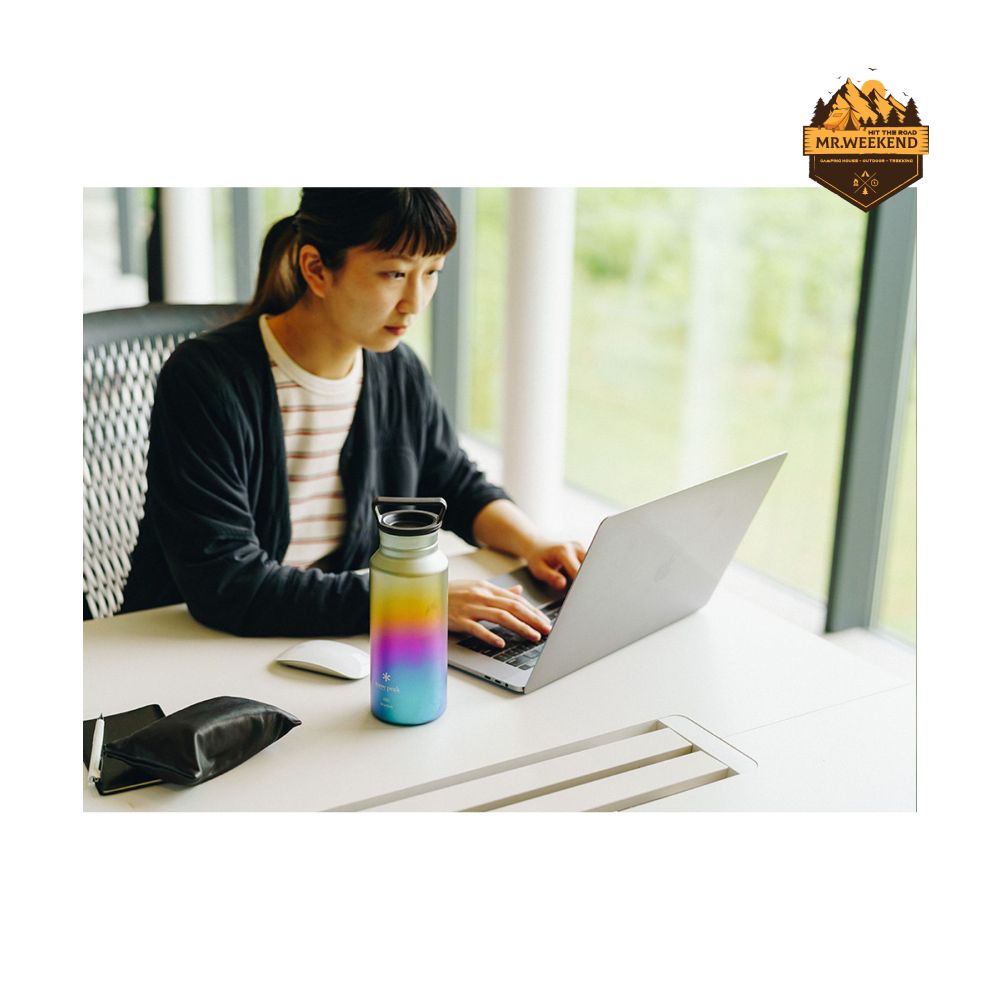 Bình Nước Titanium Snow Peak Aurora Bottle 800 Rainbow TW-800-RA