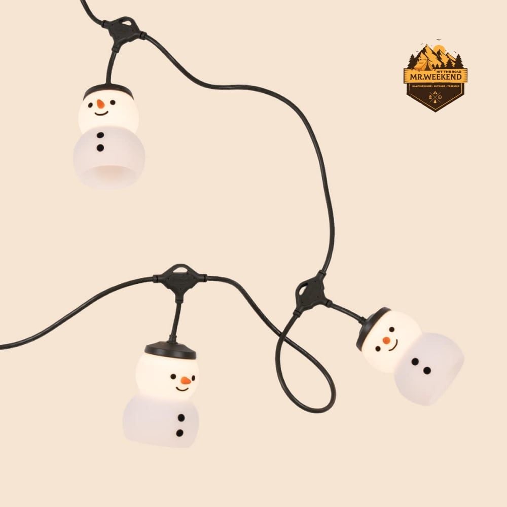 Chụp Đèn Người Tuyết Cargo Container Snowman Shade Decor