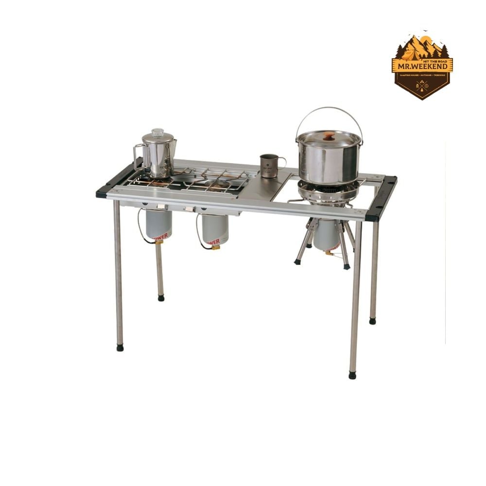 Khung Bàn Cắm Trại Đa Năng Snow Peak IGT Iron Grill Table Frame Long (CK-150)