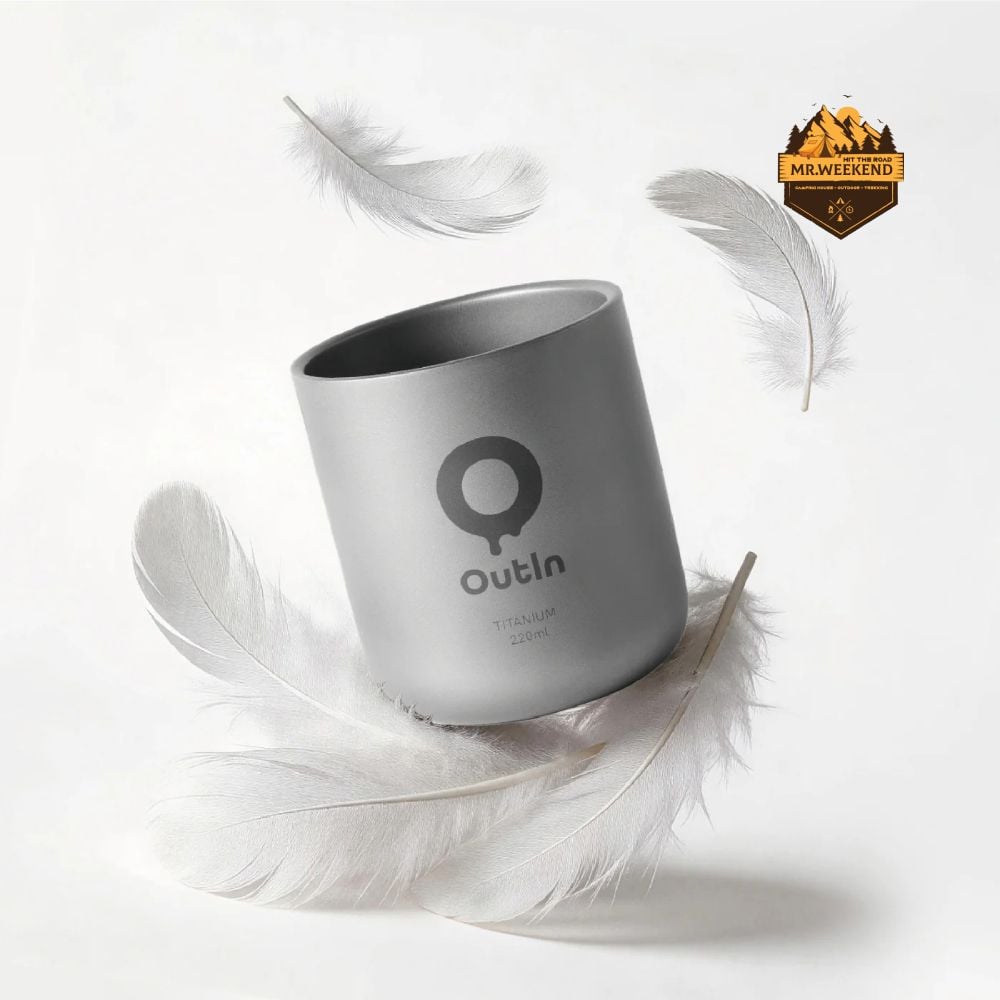 Ly Giữ Nhiệt Outin Titanium Coffee Cup - Hàng Nhập Khẩu Chính Hãng