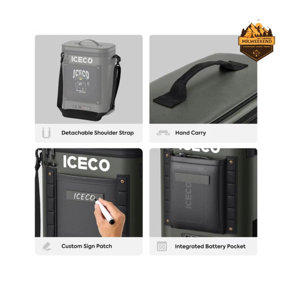 Tủ Lạnh Dã Ngoại Đeo Vai ICECO GOPACK12 Single Zone (12.8L)