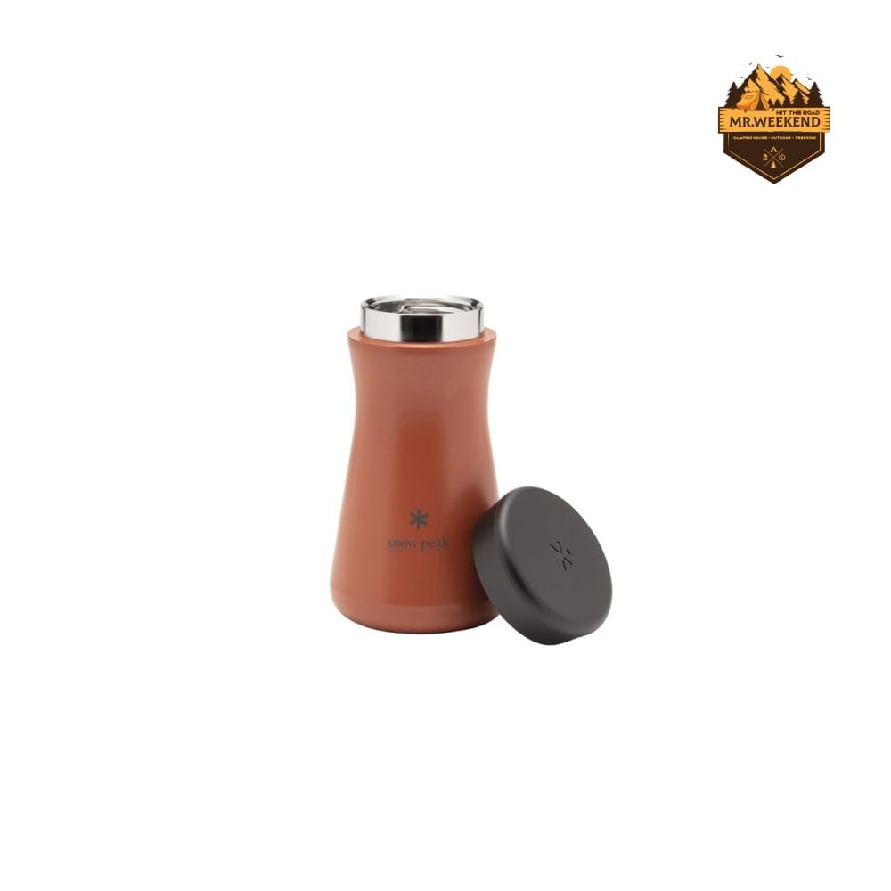 Bình Giữ Nhiệt Dã Ngoại Snow Peak Stainless Vacuum Bottle Type T350 Red Clay (TW-350-RC)