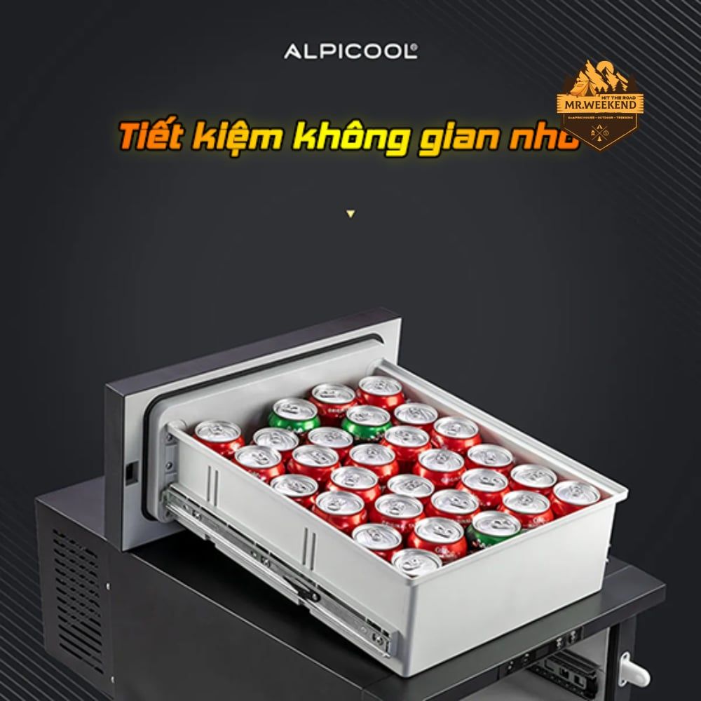 Tủ Lạnh Ô Tô Ngăn Kéo Alpicool D30 20L – Lắp Âm Tủ