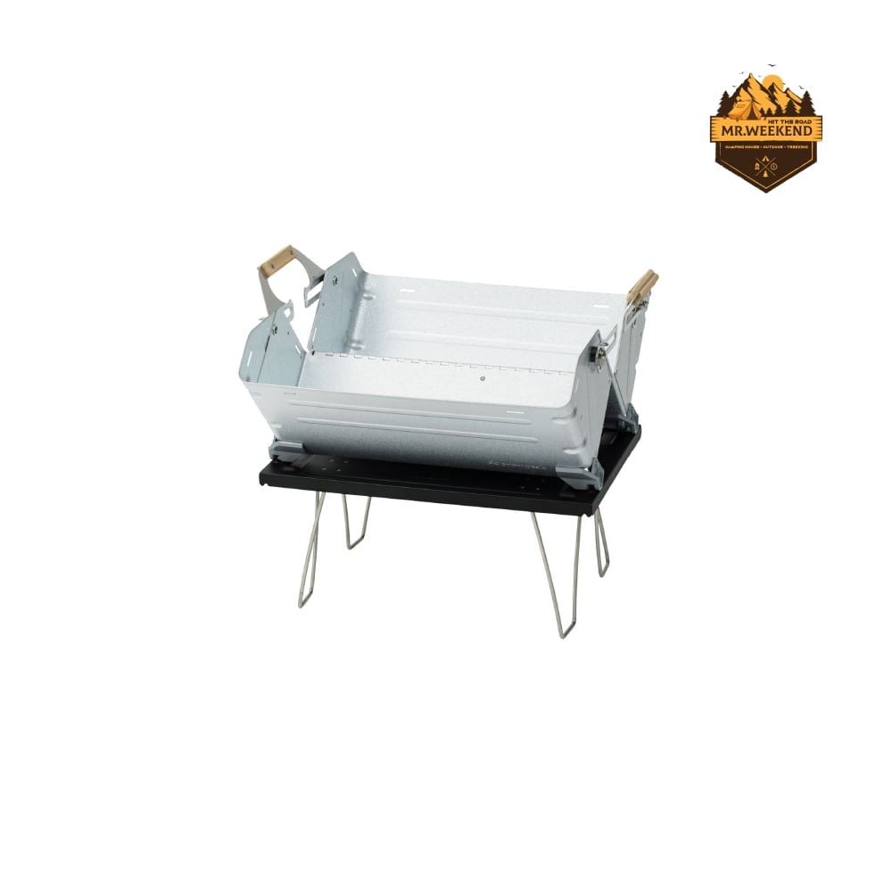 Nắp Kệ Thùng Snow Peak Shelf Container Lid Rack 25 Black FES-045-BK