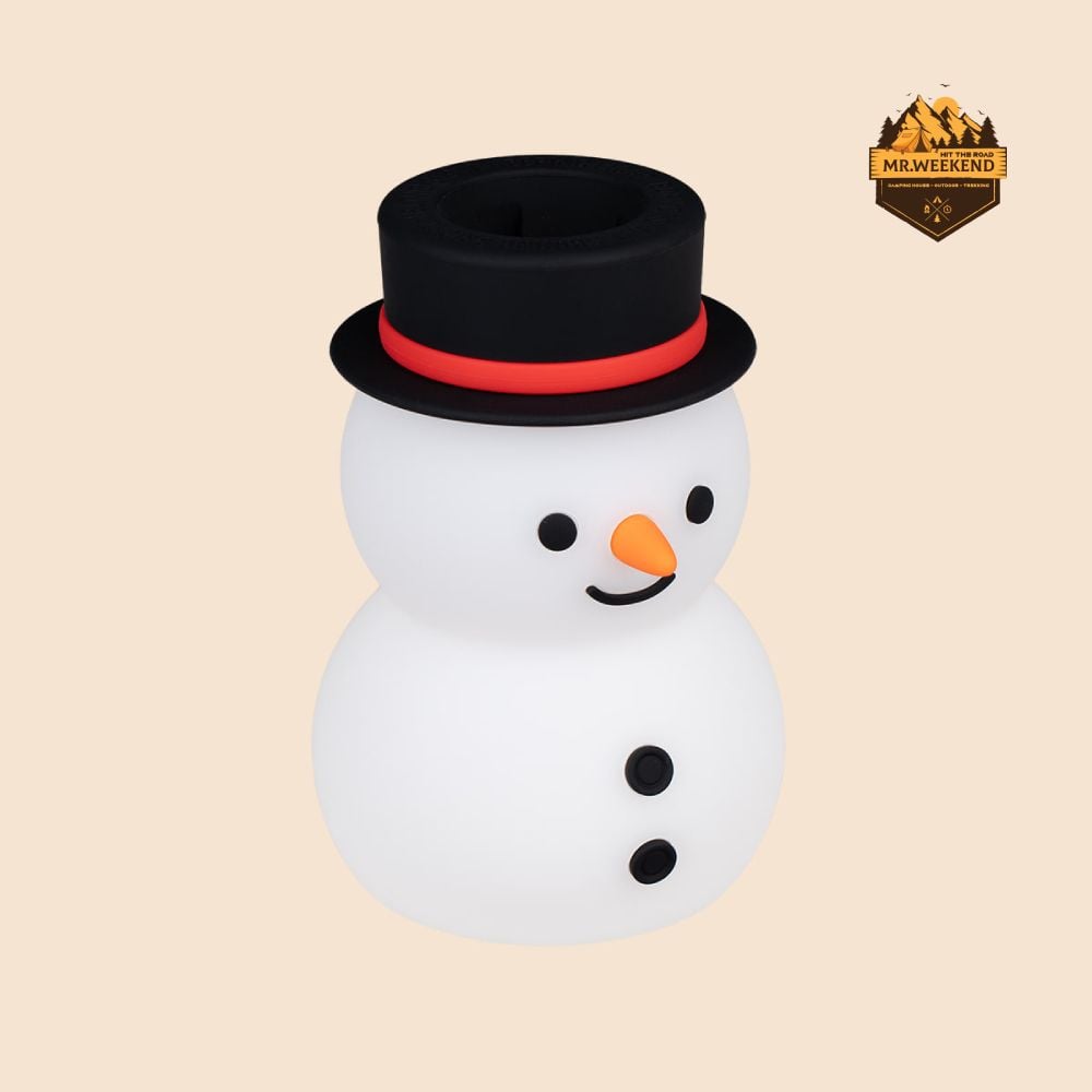 Chụp Đèn Người Tuyết Cargo Container Snowman Shade Decor