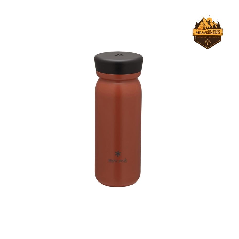 Bình Giữ Nhiệt Dã Ngoại Snow Peak Stainless Vacuum Bottle Type M500 Red Clay (TW-501-RC)