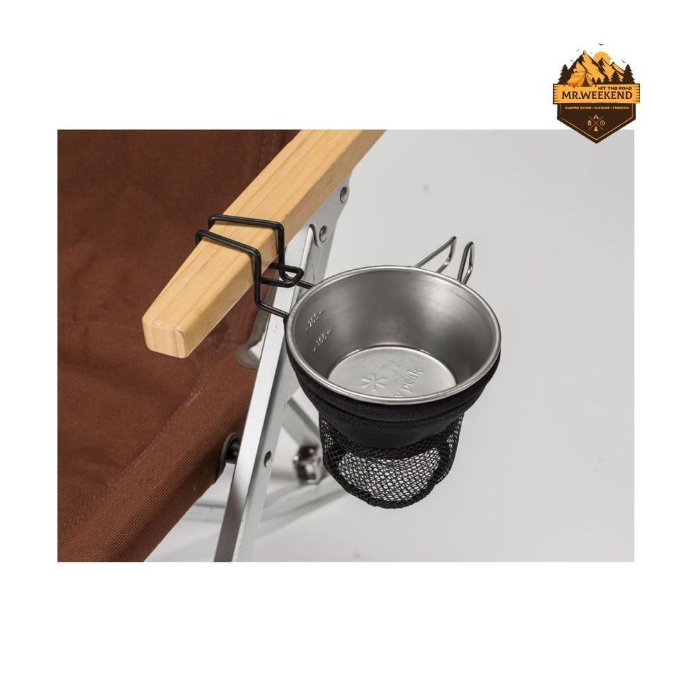 Giá Đựng Cốc Gắn Ghế Dã Ngoại Snow Peak Low Chair Cup Holder UG-282