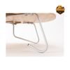 Bàn Tròn Gỗ Tre Dã Ngoại Snow Peak One-Action Low Table M LV-071TR