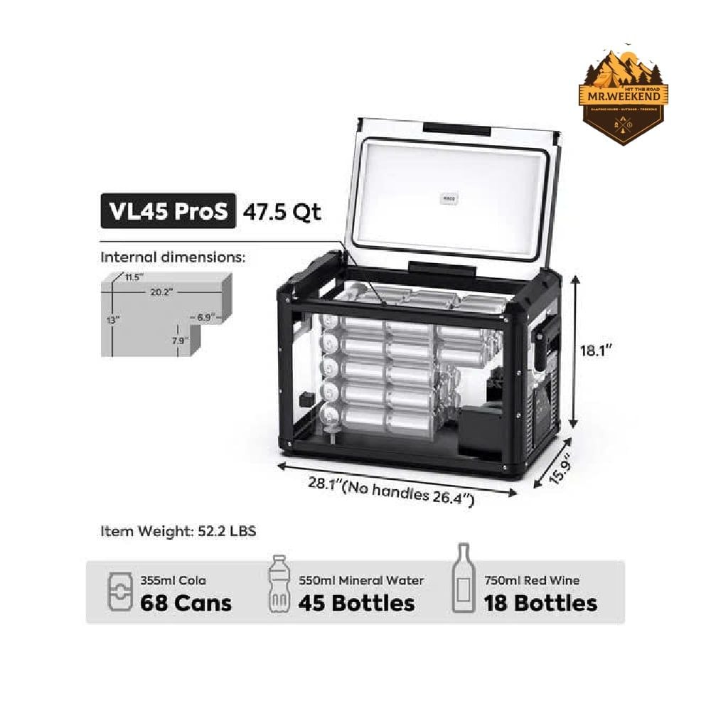 Tủ Lạnh Dã Ngoại Xe Hơi ICECO VL45ProS Single Zone (45L)