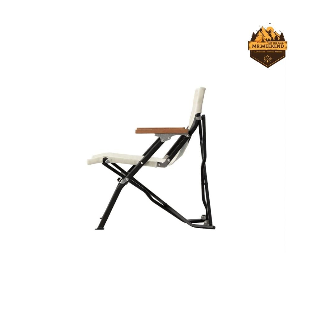 Ghế Dã Ngoại Snow Peak Low Chair Short Ivory LV-093IV