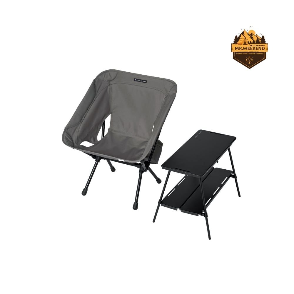 Ghế Cắm Trại Snow Peak Noga Chair LV-510 – Hợp Tác Cùng Helinox