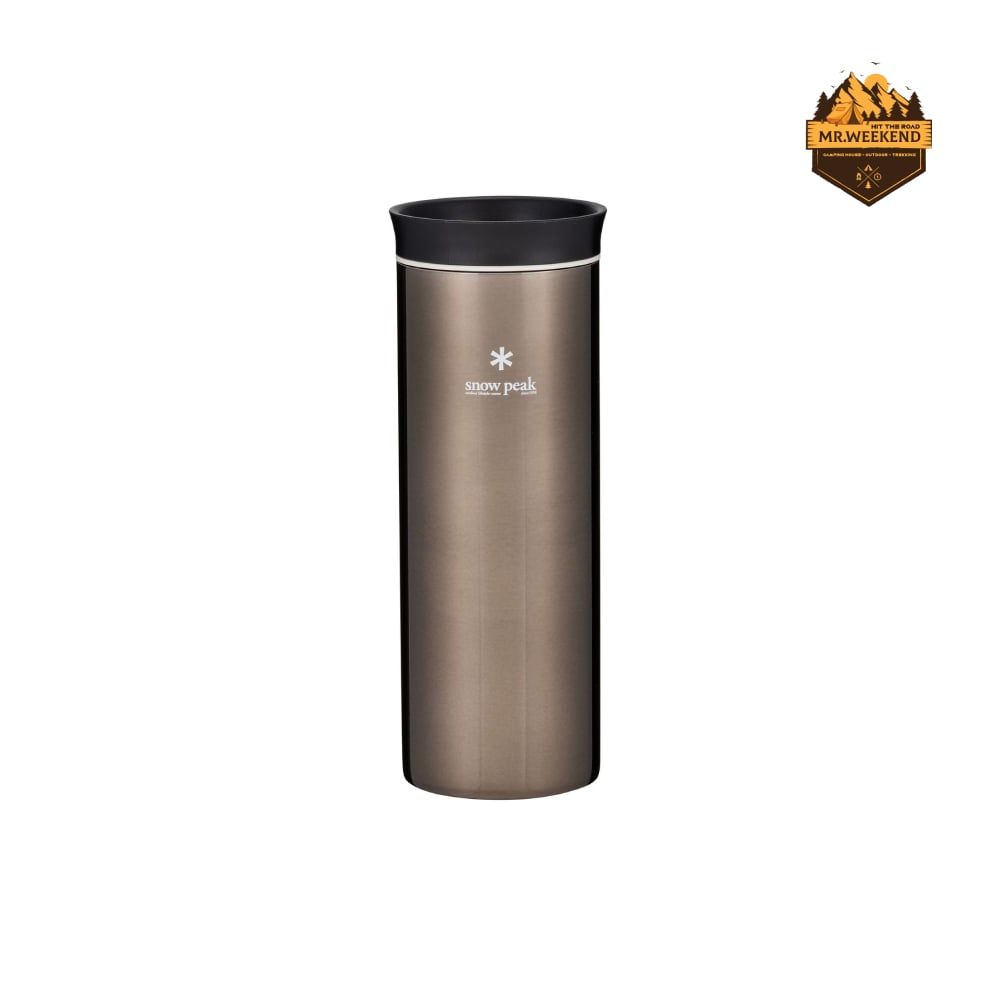 Bình Giữ Nhiệt Dã Ngoại Snow Peak System Bottle 500ml Dark Silver (TW-071R-DS)