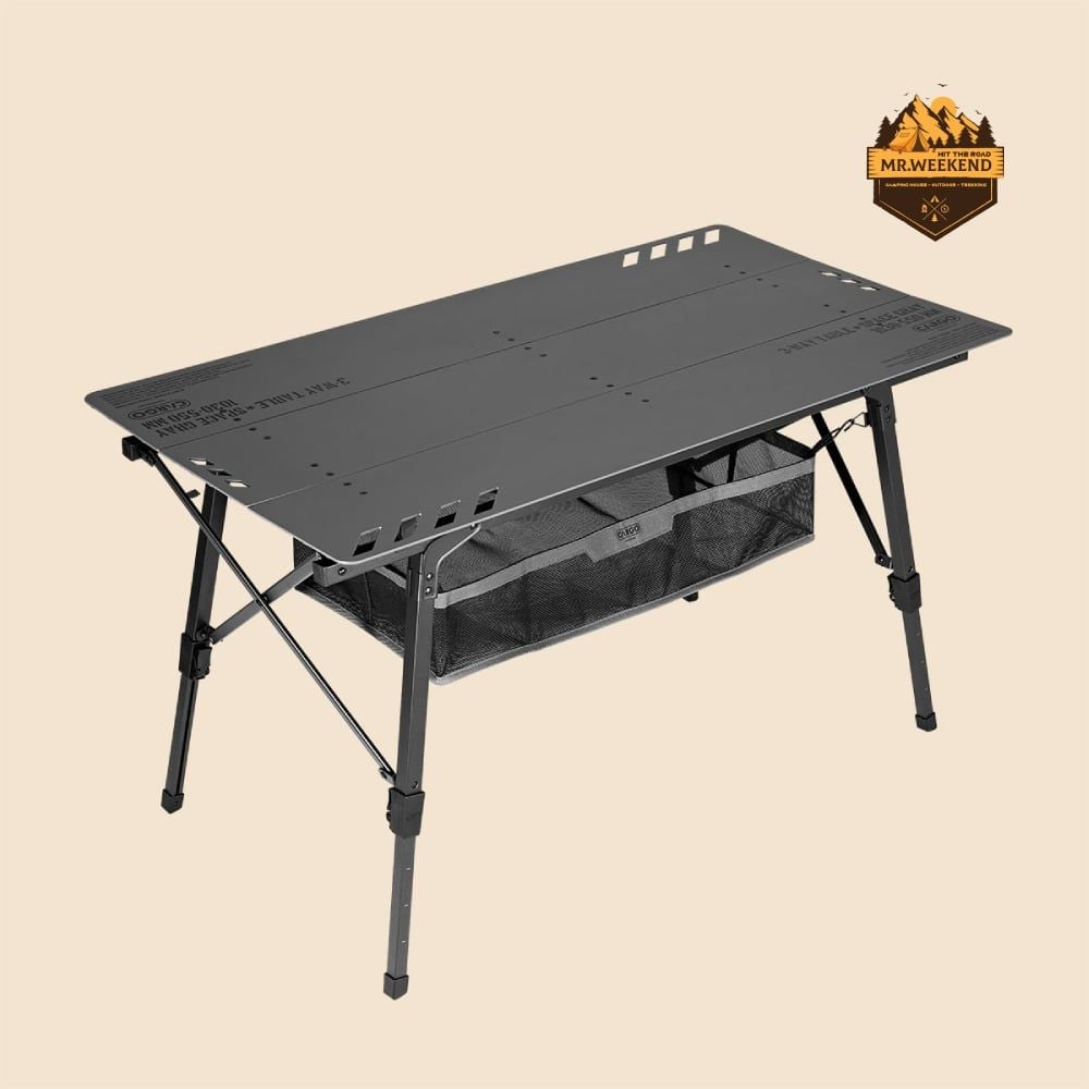 Bàn Gấp Dã Ngoại Khung Nhôm Cargo Container 3-Way Table
