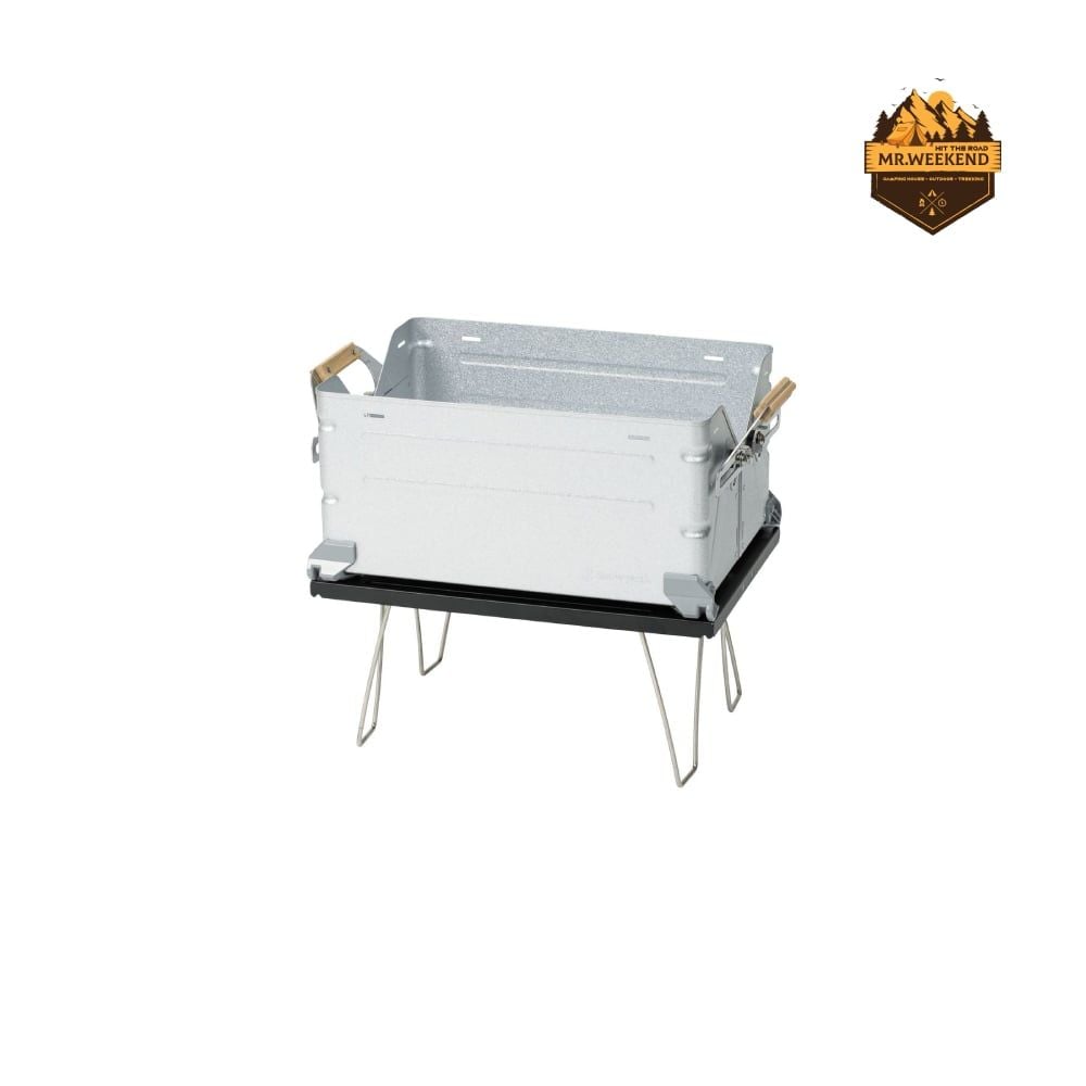 Nắp Kệ Thùng Snow Peak Shelf Container Lid Rack 25 Black FES-045-BK