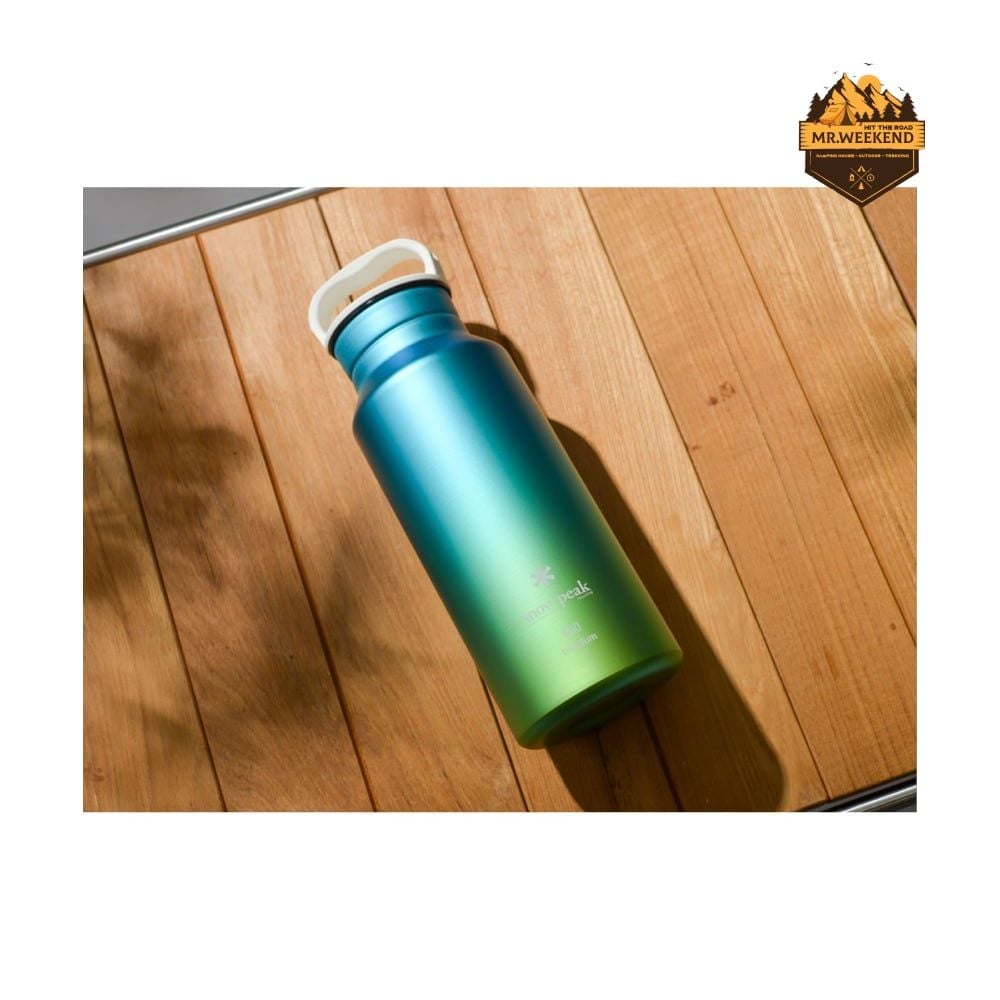 Bình Nước Titanium Snow Peak Aurora Bottle 800 Ocean TW-800RE-OC