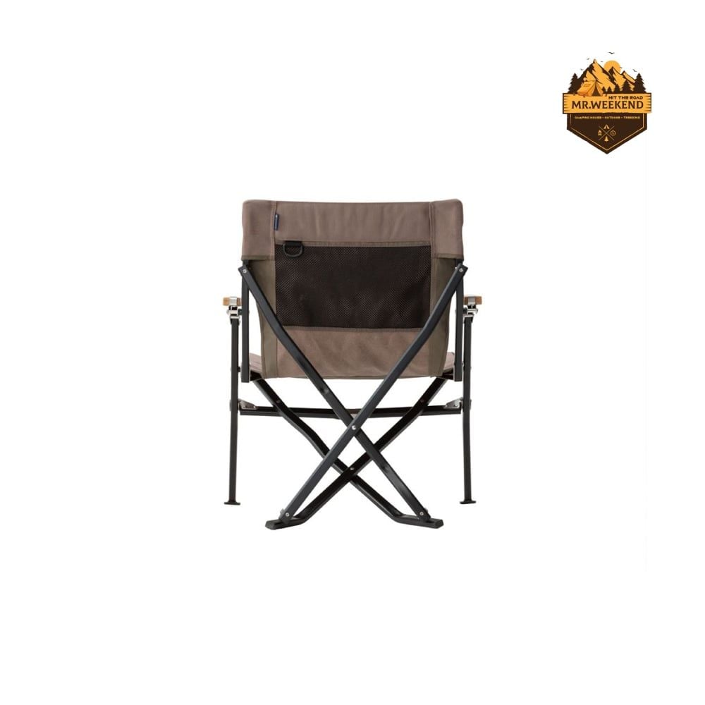 Ghế Cắm Trại Snow Peak Low Chair Short Grey LV-093GY