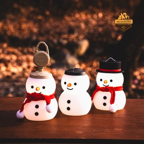 Chụp Đèn Người Tuyết Cargo Container Snowman Shade Decor
