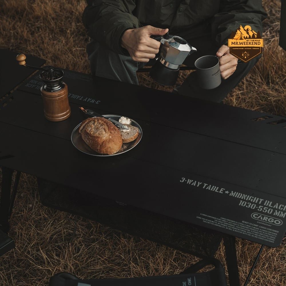 Bàn Gấp Dã Ngoại Khung Nhôm Cargo Container 3-Way Table