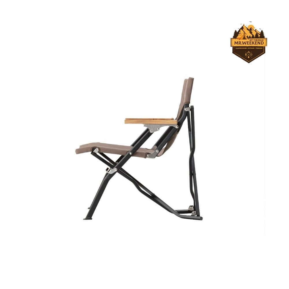 Ghế Cắm Trại Snow Peak Low Chair Short Grey LV-093GY