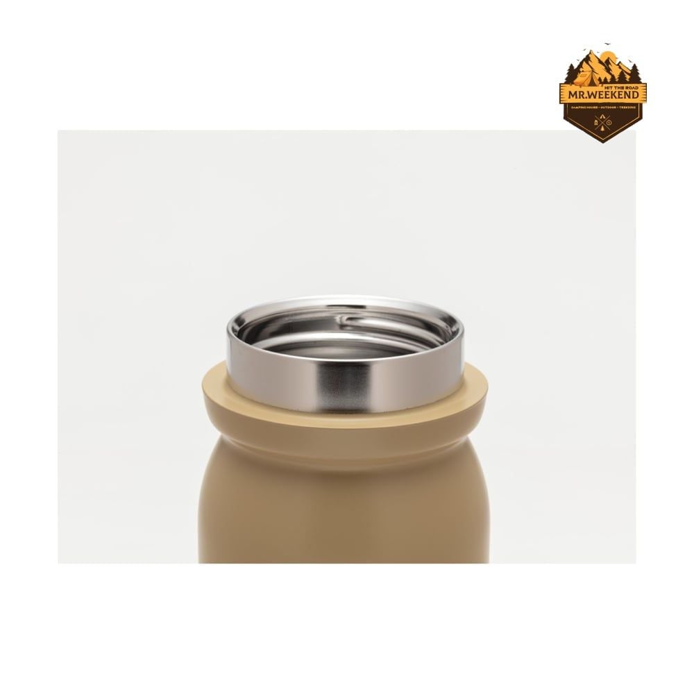 Bình Giữ Nhiệt Dã Ngoại Snow Peak Stainless Vacuum Bottle Type M350 Sand (TW-351-SN)