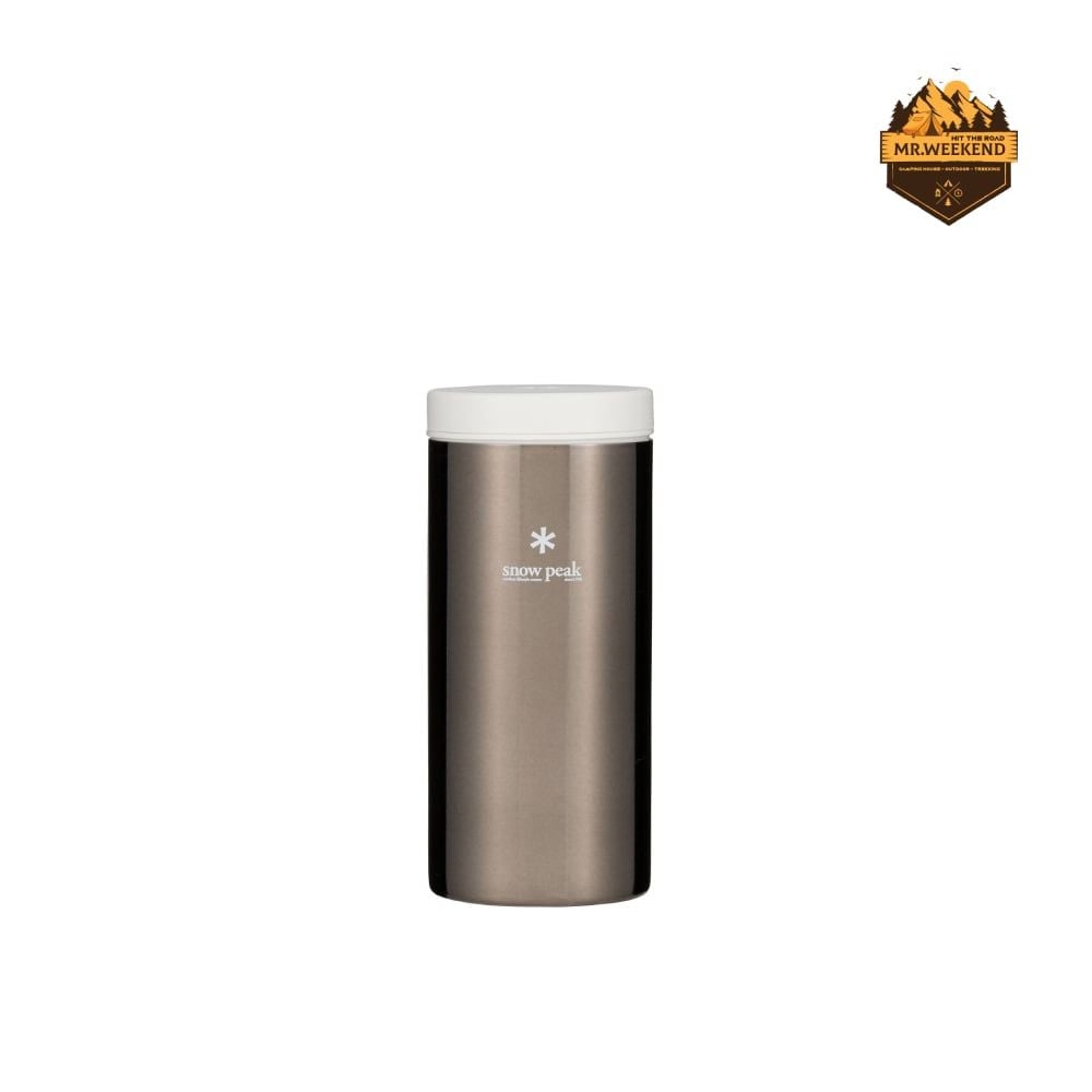 Bình Giữ Nhiệt Dã Ngoại Snow Peak System Bottle 350ml Dark Silver (TW-070R-DS)