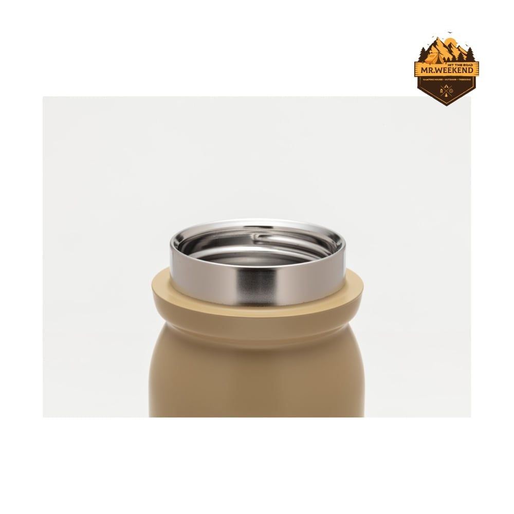 Bình Giữ Nhiệt Dã Ngoại Snow Peak Stainless Vacuum Bottle Type M500 Sand (TW-501-SN)