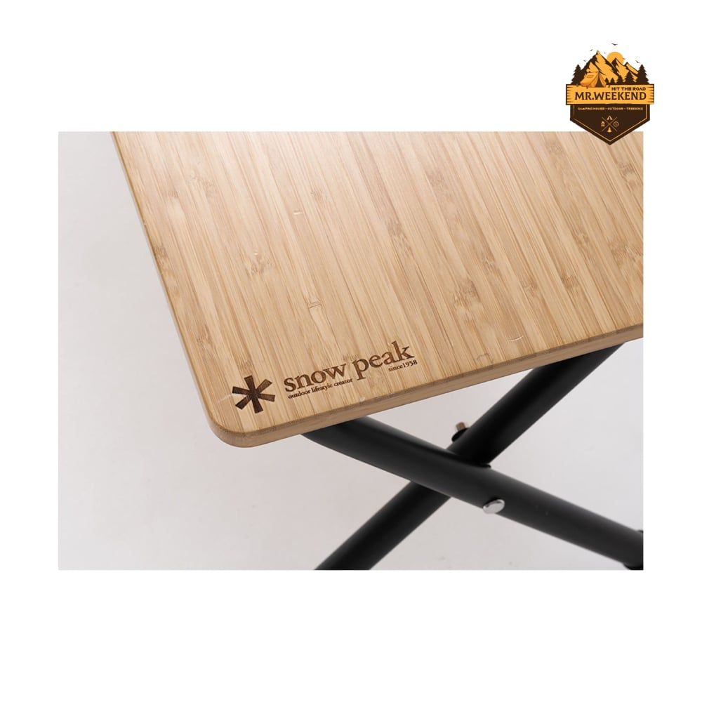 Ghế Băng Dã Ngoại Snow Peak Folding Shelf Light Bamboo (LV-065TL)